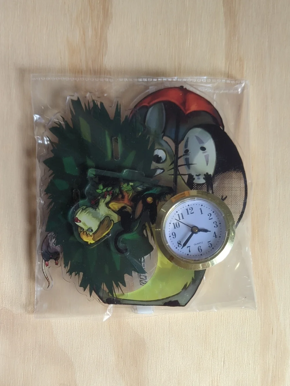 Ghibli/Totoro Desk Clock